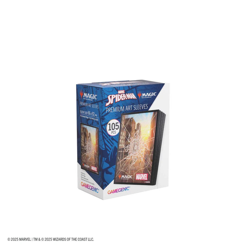 Gamegenic MTG Marvel's Spider-Man Premium Art Sleeves- Spider-Man Plains
