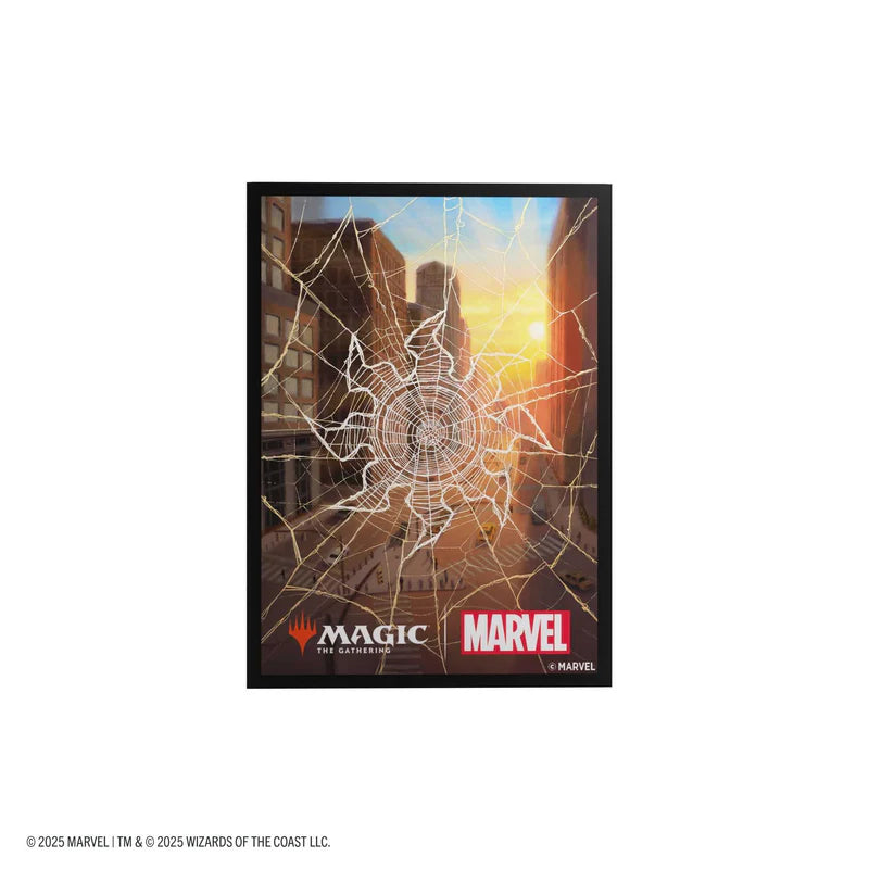 Gamegenic MTG Marvel's Spider-Man Premium Art Sleeves- Spider-Man Plains