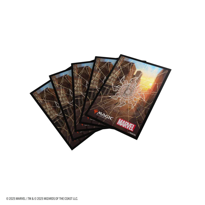 Gamegenic MTG Marvel's Spider-Man Premium Art Sleeves- Spider-Man Plains