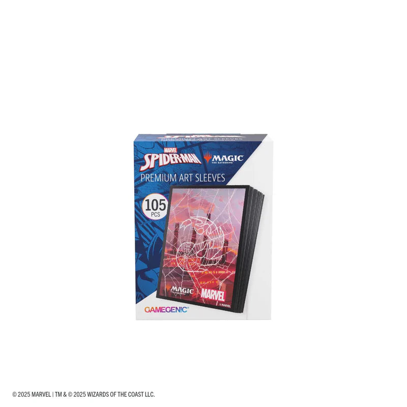 Gamegenic MTG Marvel's Spider-Man Premium Art Sleeves- Spider-Man Mountain