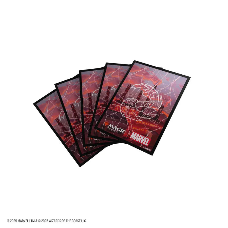 Gamegenic MTG Marvel's Spider-Man Premium Art Sleeves- Spider-Man Mountain