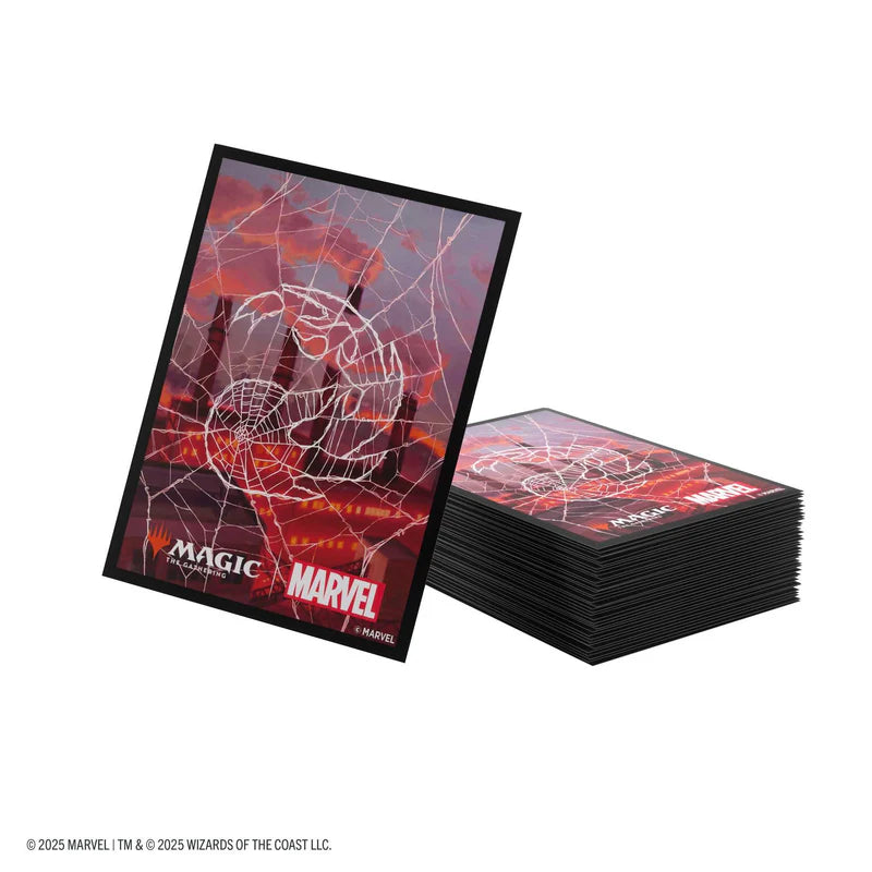Gamegenic MTG Marvel's Spider-Man Premium Art Sleeves- Spider-Man Mountain