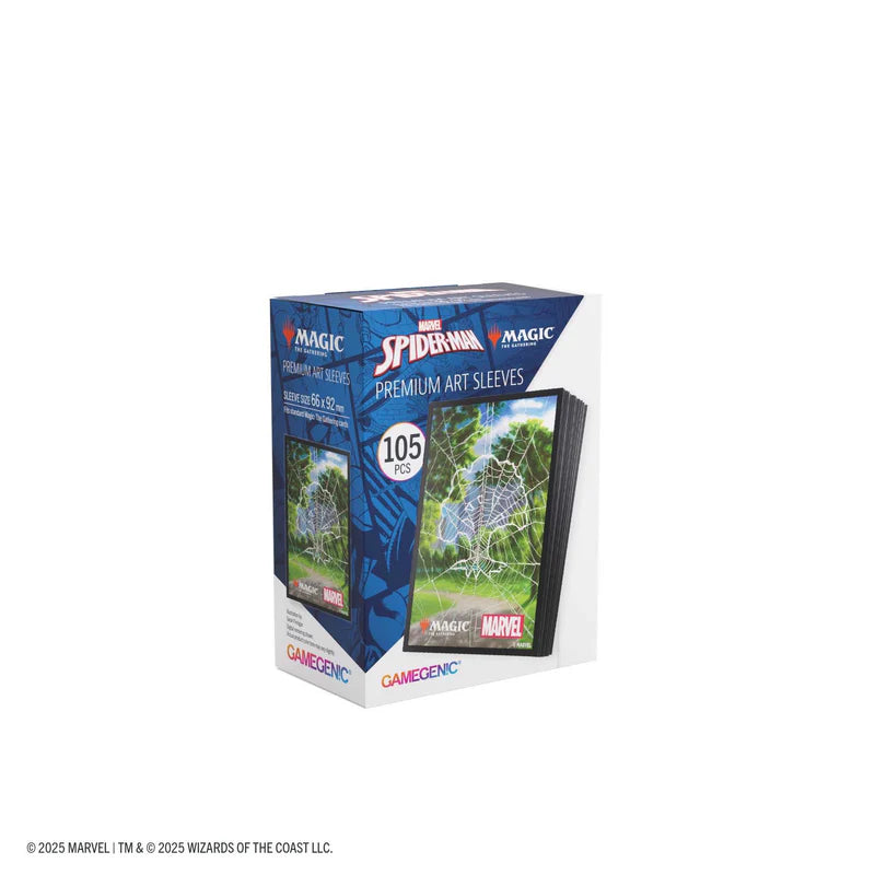 Gamegenic MTG Marvel's Spider-Man Premium Art Sleeves- Spider-Man Forest