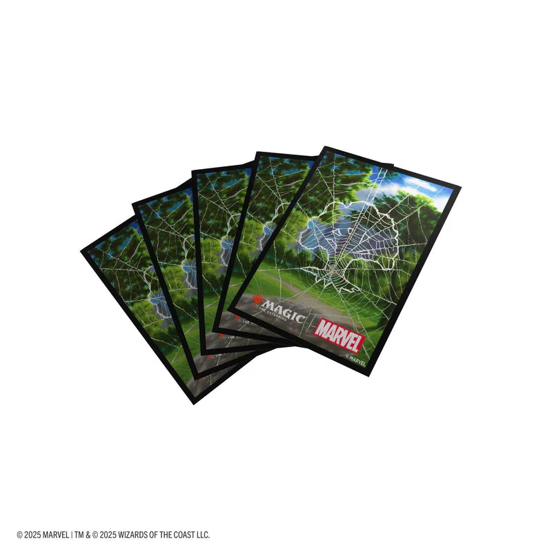 Gamegenic MTG Marvel's Spider-Man Premium Art Sleeves- Spider-Man Forest