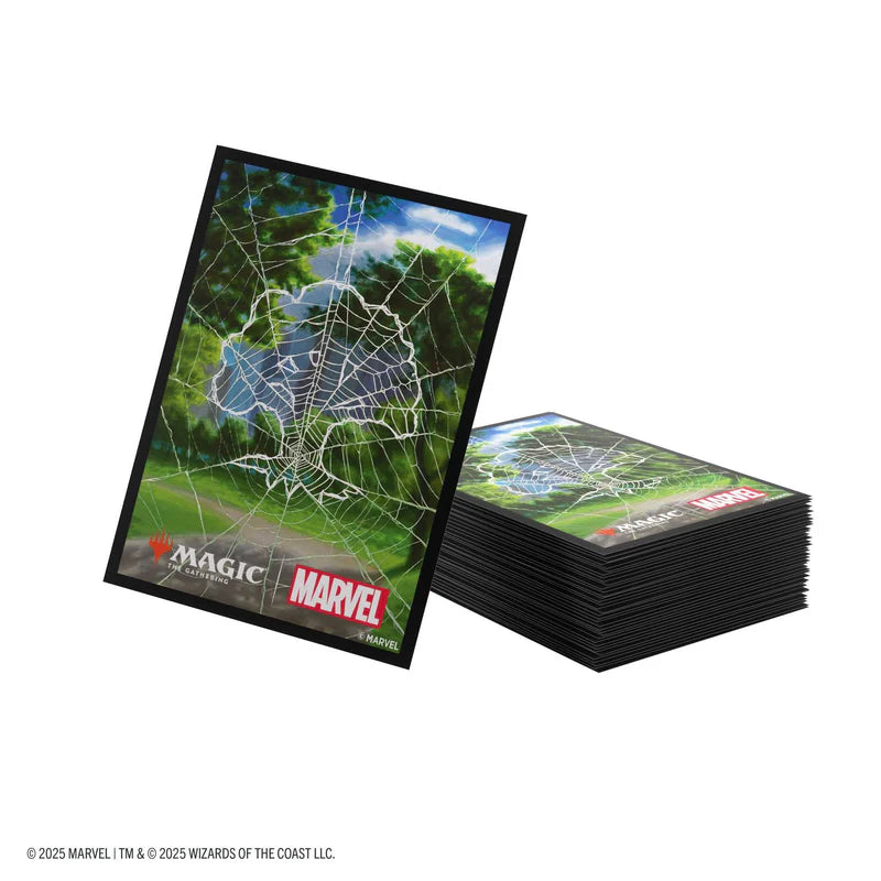 Gamegenic MTG Marvel's Spider-Man Premium Art Sleeves- Spider-Man Forest