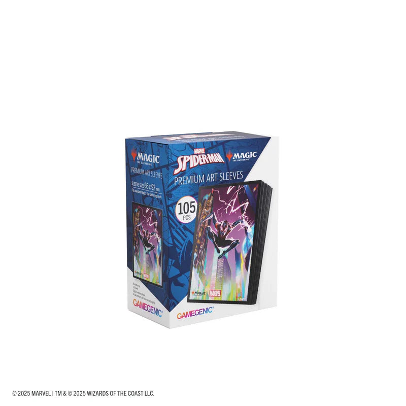 Gamegenic MTG Marvel's Spider-Man Premium Art Sleeves- Spider-Man Miles Morales