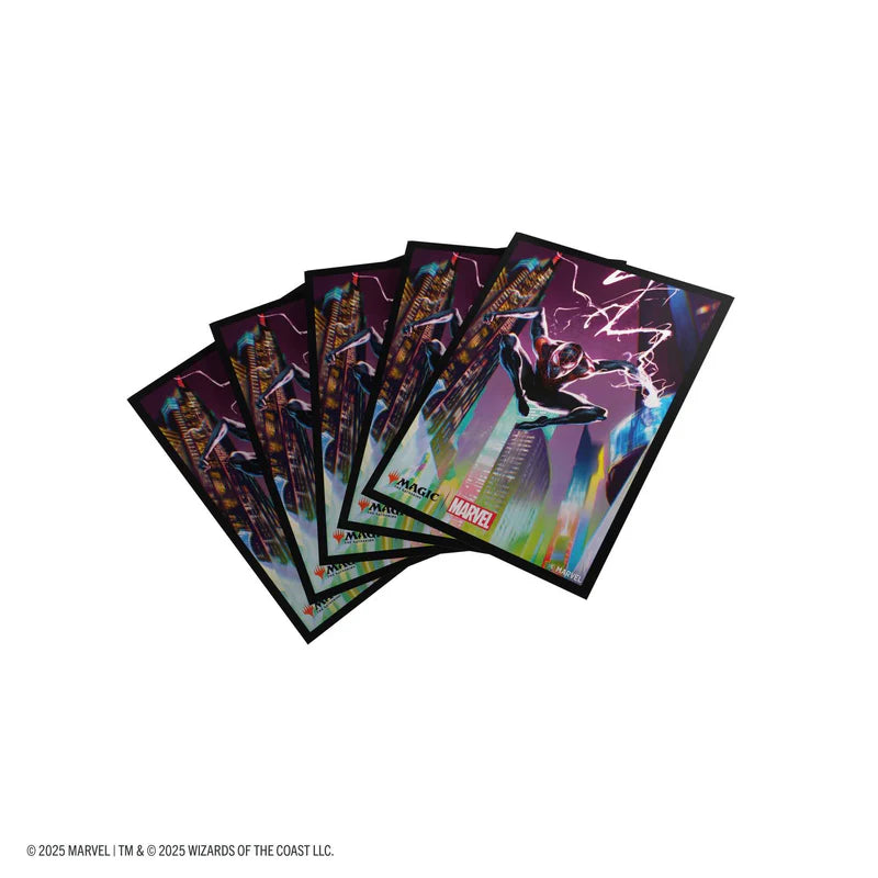 Gamegenic MTG Marvel's Spider-Man Premium Art Sleeves- Spider-Man Miles Morales