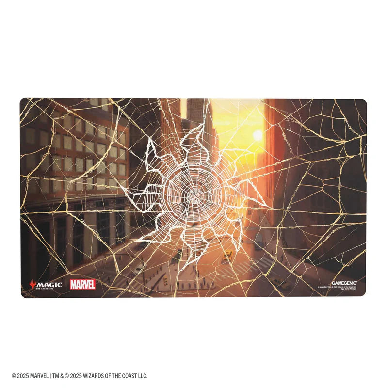 Gamegenic MTG Marvel's Spider-Man Shiny Playmat- Spider-Man Plains