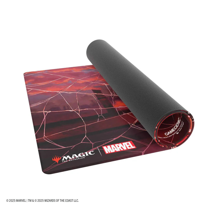 Gamegenic MTG Marvel's Spider-Man Shiny Playmat- Spider-Man Mountain