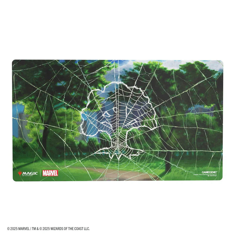 Gamegenic MTG Marvel's Spider-Man Shiny Playmat- Spider-Man Forest