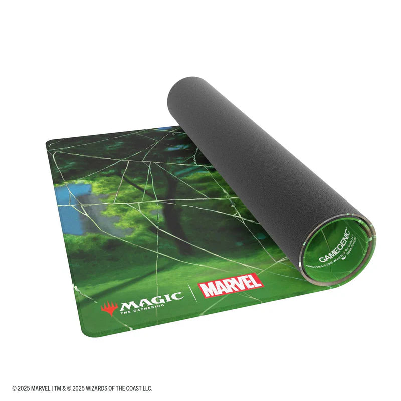 Gamegenic MTG Marvel's Spider-Man Shiny Playmat- Spider-Man Forest