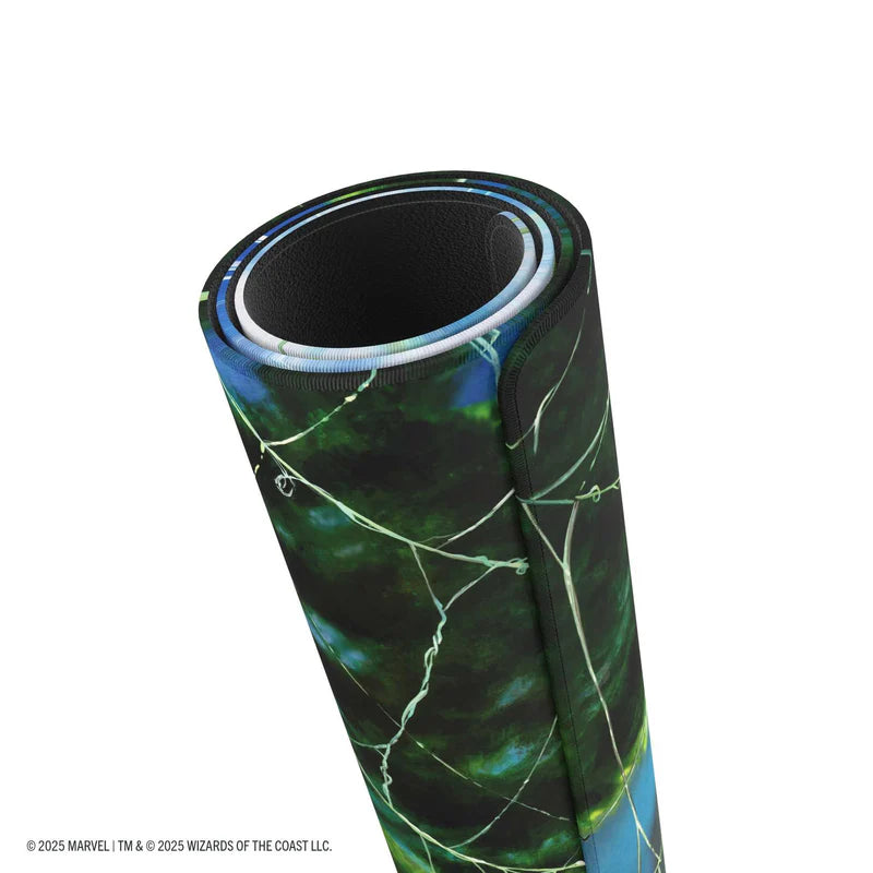 Gamegenic MTG Marvel's Spider-Man Shiny Playmat- Spider-Man Forest