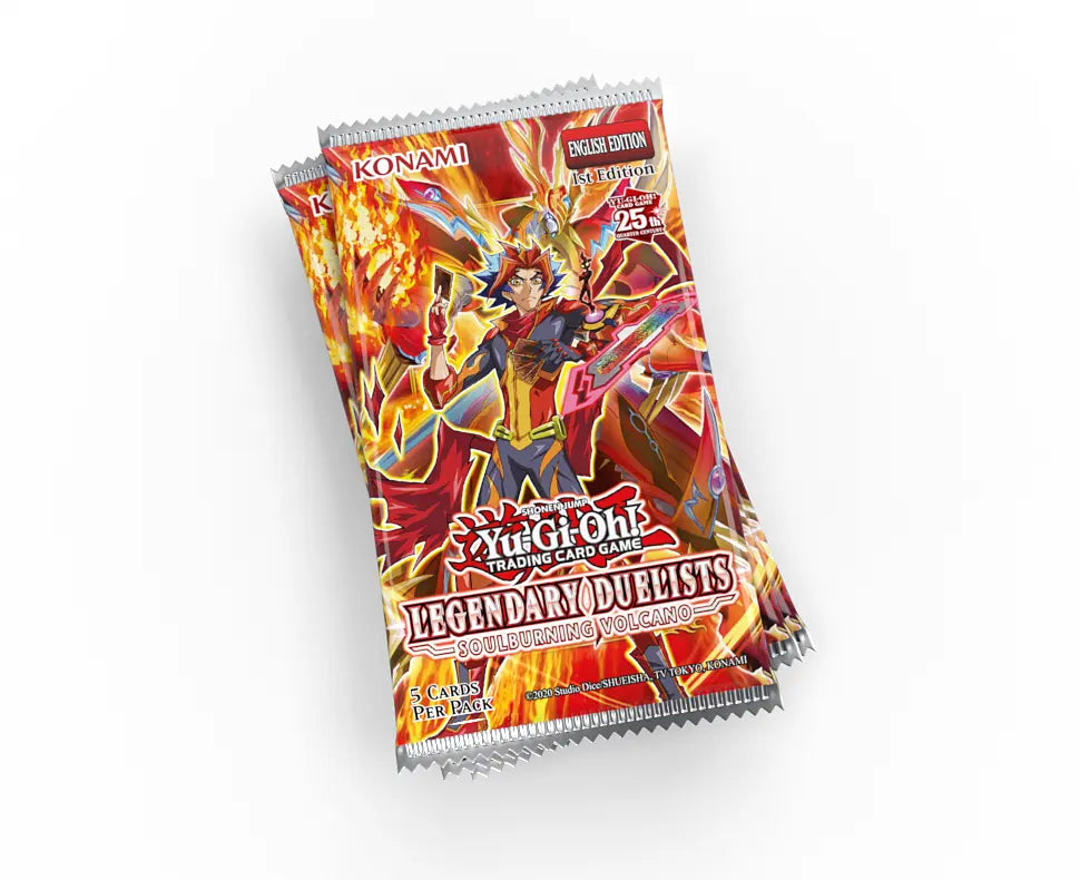 Yugioh Legendary Duelists SoulBurning Volcano Booster Pack
