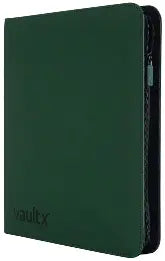 Vault X  Green  12-Pocket Exo-Tec Zip Binder