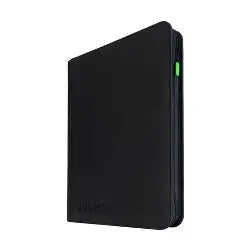 Vault X Black 16-Pocket Exo-Tec Zip Binder