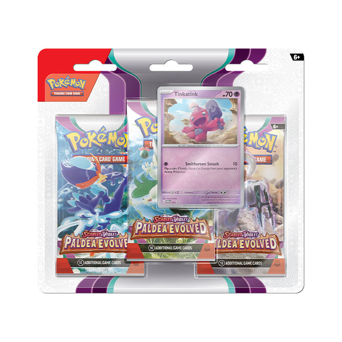 Pokemon Paldea Evolved 3 Pack Blisters