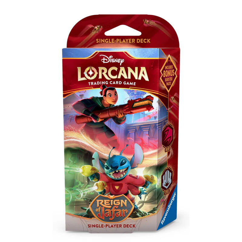 Lorcana Reign Of Jafar Starter Deck Mulan & Stitch