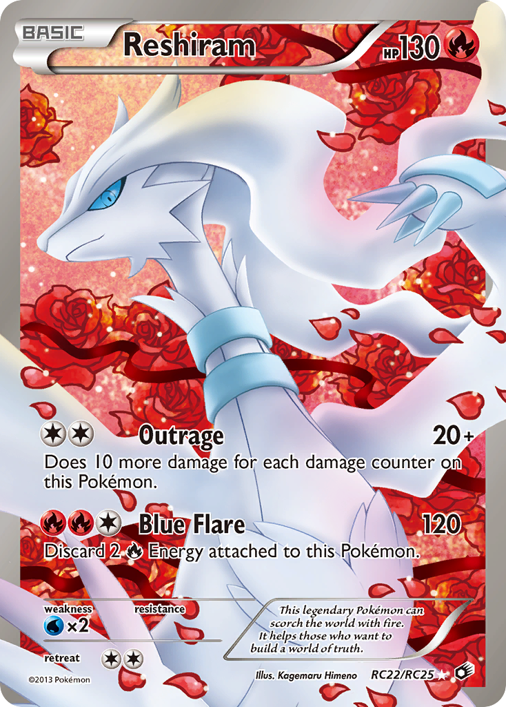 Reshiram - Legendary Treasures (Rare Ultra) [LTR-RC22] English / Near Mint / Normal