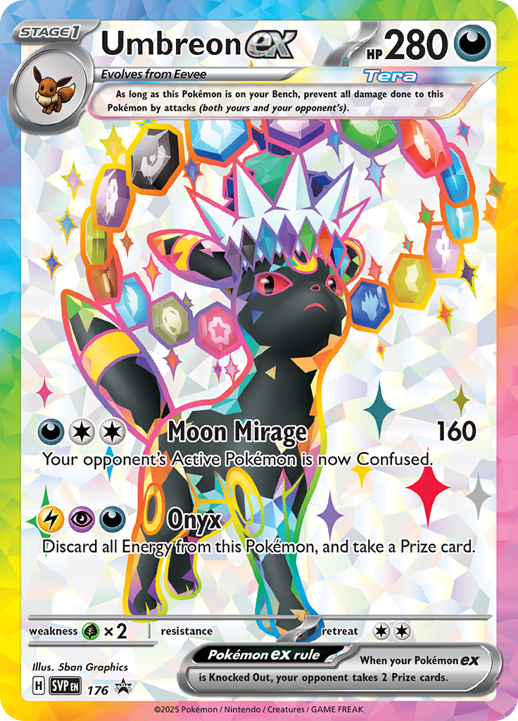 Umbreon ex - Scarlet & Violet Black Star Promos (Promo) [PR-SV-176] English / Near Mint / Normal