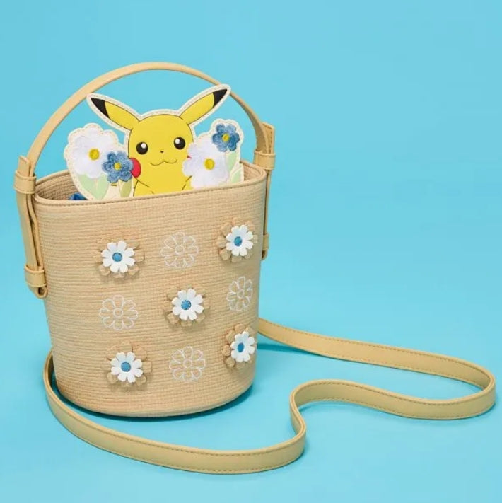 Loungefly - Pokemon - Floral Pikachu Cross Body Bag