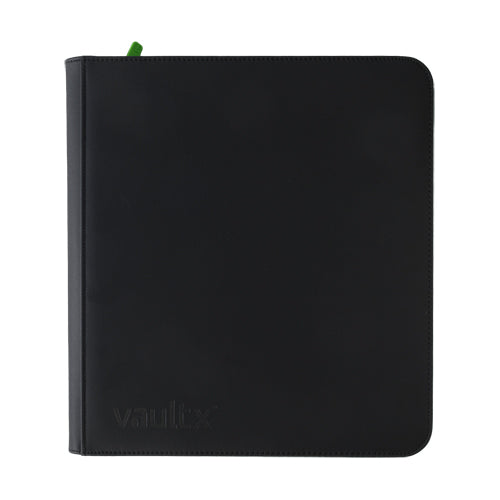 Vault X Black 12-Pocket Exo-Tec Zip Binder