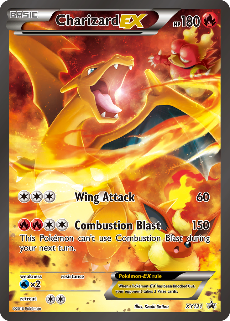 Charizard-EX - XY Black Star Promos (Promo) [PR-XY-XY121] English / Good / Normal