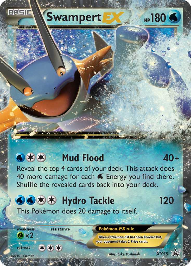 Swampert-EX - XY Black Star Promos (Promo) [PR-XY-XY55] English / Near Mint / Normal