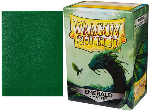 Dragon Shield Emerald Matte 100 Standard Sleeves