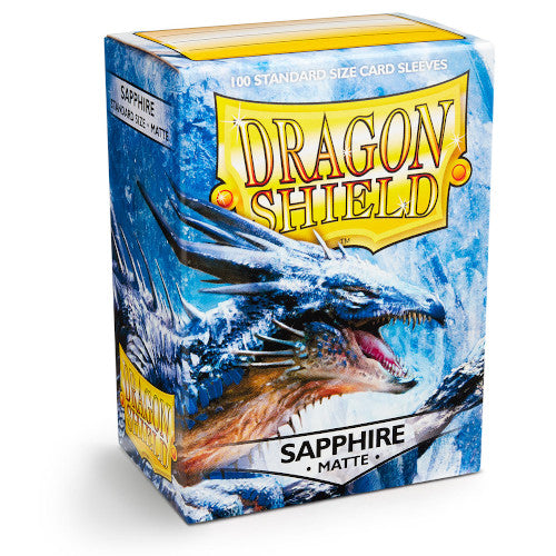 Dragon Shield Sapphire Matte 100 Standard Sleeves