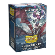 Dragon Shield Cobalt/Silver Dual Matte 100 Standard Sleeves