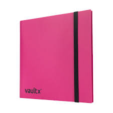 Vault X Pink Strap Binder 12-Pocket