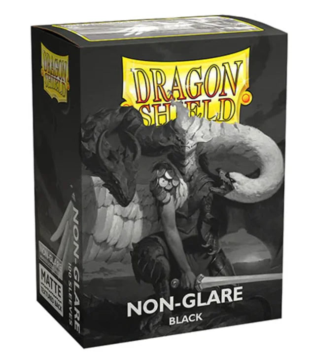 Dragon Shield Non Glare Black 100 Standard Sleeves