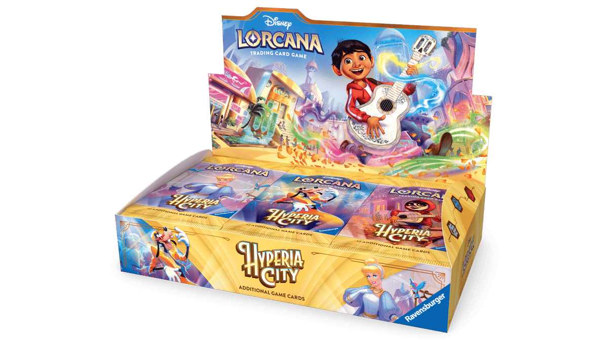 Disney Lorcana TCG - Hyperia City Booster Box Display (24) - Set 14 - Image 1