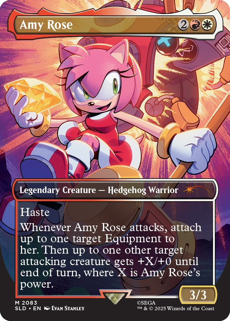 Non Foil Secret Lair - Sonic The Hedgehog: Friends & Foes