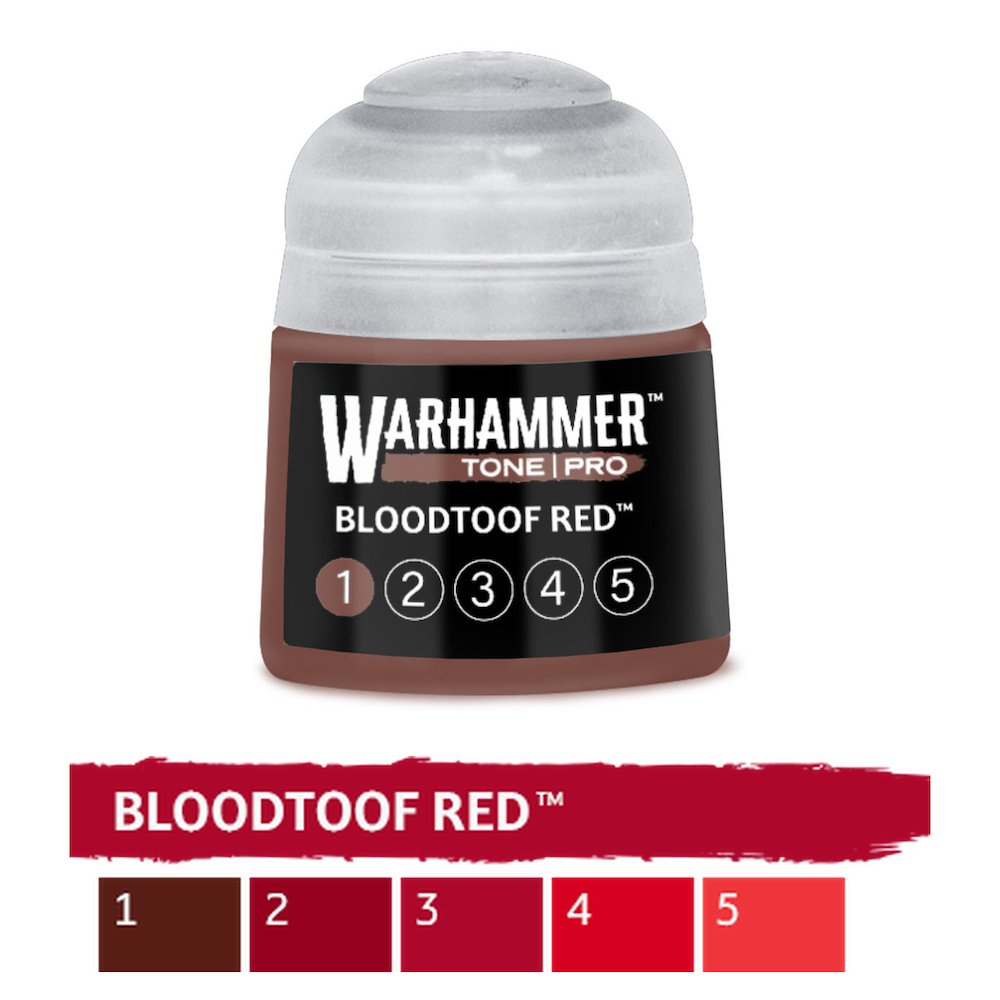 Warhammer Pro Paints:  Bloodtoof Red 12ml