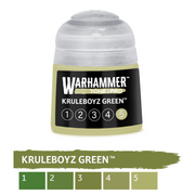 Warhammer Pro Paints:  Kruleboyz Green 12ml