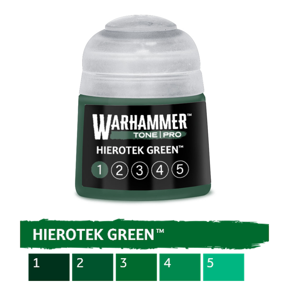 Warhammer Pro Paints:  Hierotek Green 12ml