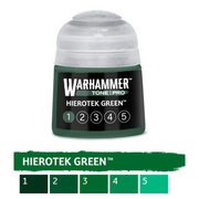 Warhammer Pro Paints:  Hierotek Green 12ml