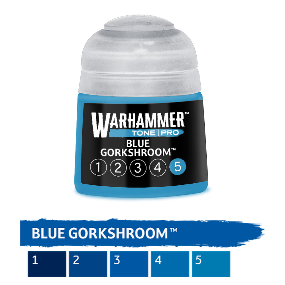 Warhammer Pro Paints:  Blue Gorkshroom 12ml