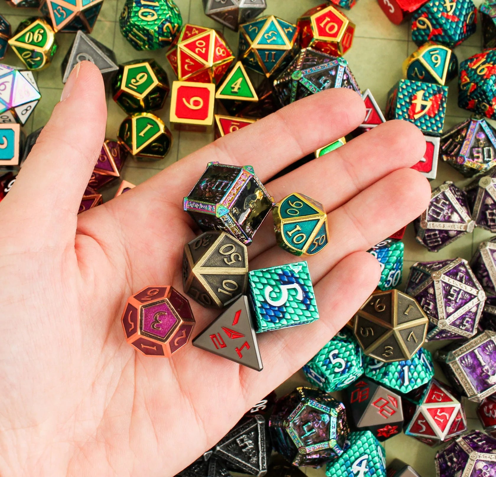 Metal Mystery Dice