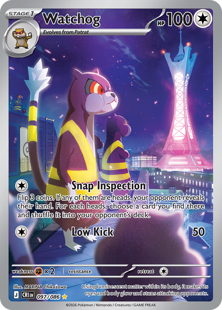 Watchog - Chaos Rising (Illustration Rare) [CRI-97] English / Near Mint / Normal