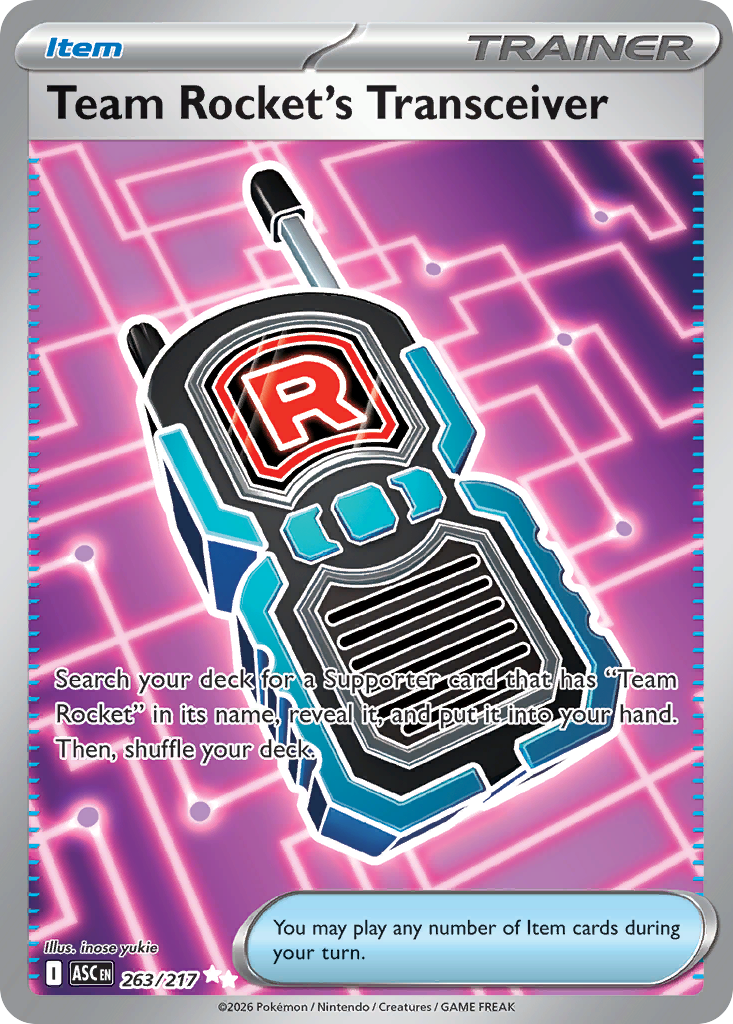 Team Rocket's Transceiver - Ascended Heroes (Ultra Rare) [ASC-263] English / Near Mint / Normal