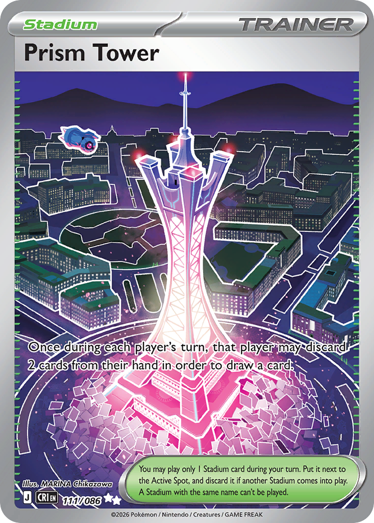 Prism Tower - Chaos Rising (Ultra Rare) [CRI-111] English / Near Mint / Normal