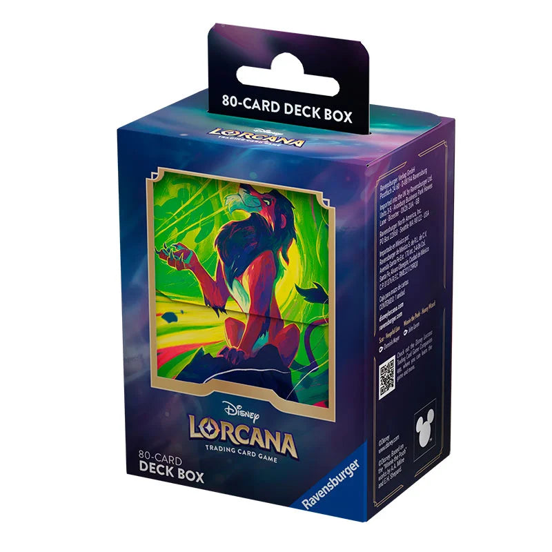 Lorcana Scar 80 cards Deck Box