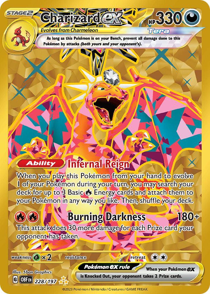 Charizard ex - Obsidian Flames (Hyper Rare) [OBF-228] English / Near Mint / Normal
