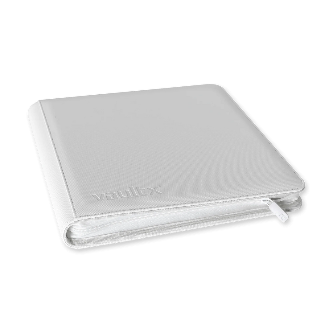 Vault X White Edition 12-Pocket Exo-Tec Zip Binder